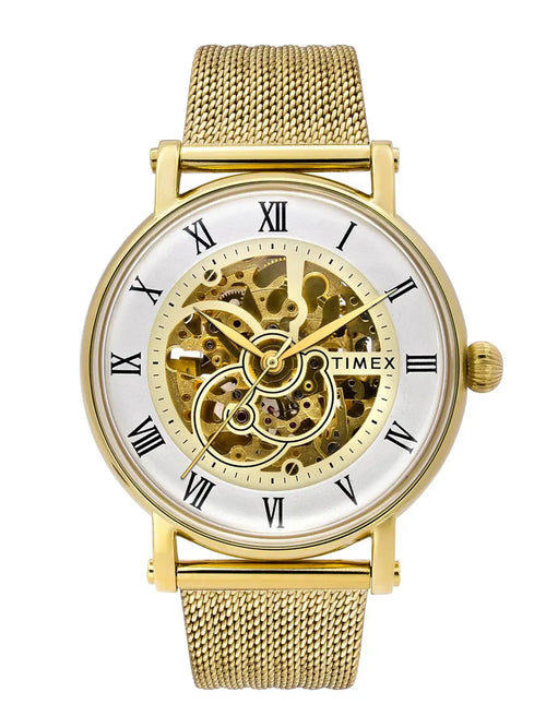 Timex Men Skeleton Dial & Bracelet Style
Straps Analogue Automatic Motion
Powered Watch