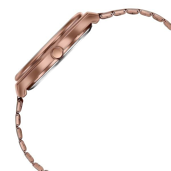 Sonata Poze Quartz Analog Brown Dial Brown Metal Strap Watch For Men