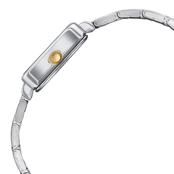 Sonata Poze Quartz Analog Mother of Pearl Dial Two Toned Metal Strap Watch For Women SP80133BM01