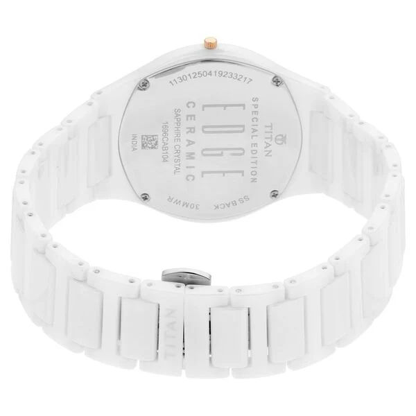 Titan Edge Ceramic Quartz in Arctic White