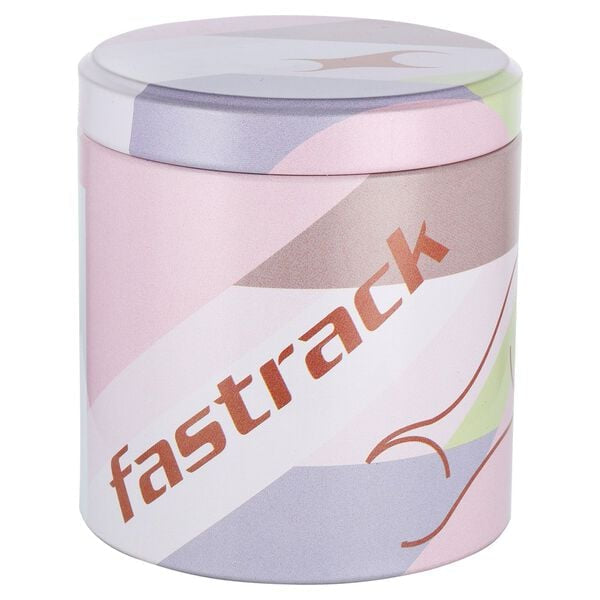 Fastrack Uptown Retreat Quartz Analog Blue Dial Leather Strap Watch for Girls