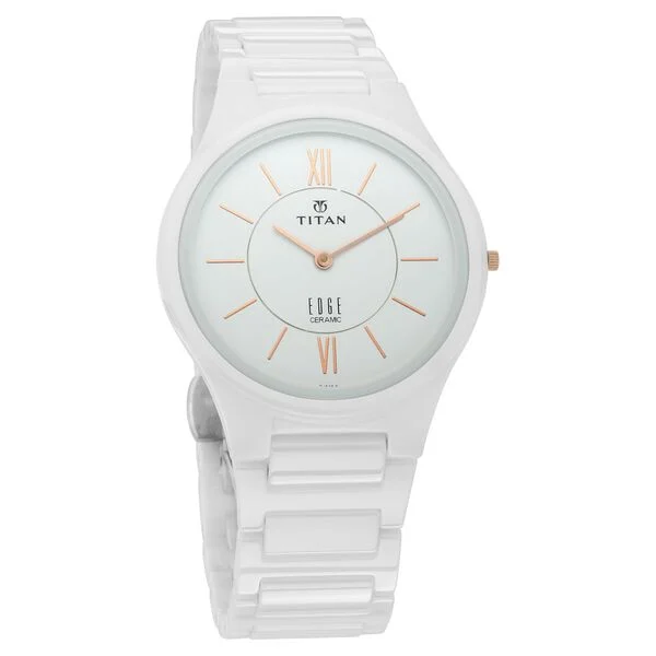 Titan Edge Ceramic Quartz in Arctic White