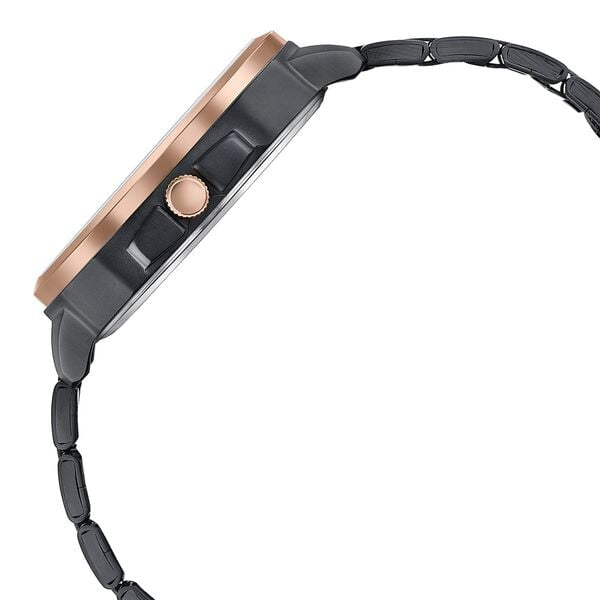 Sonata Poze Quartz Analog Black Dial Black Metal Strap Watch For Men SP70087KM02