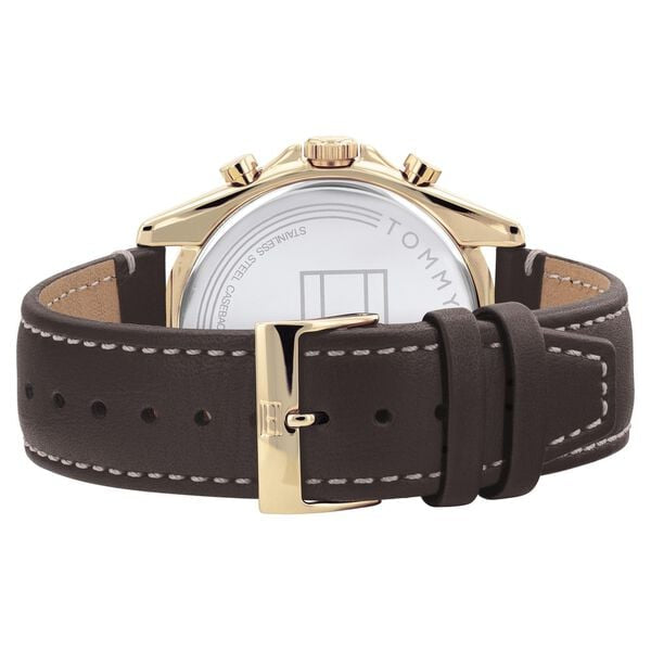 Tommy Hilfiger Black Dial Quartz Multifunction Watch for Men NTTH1791836