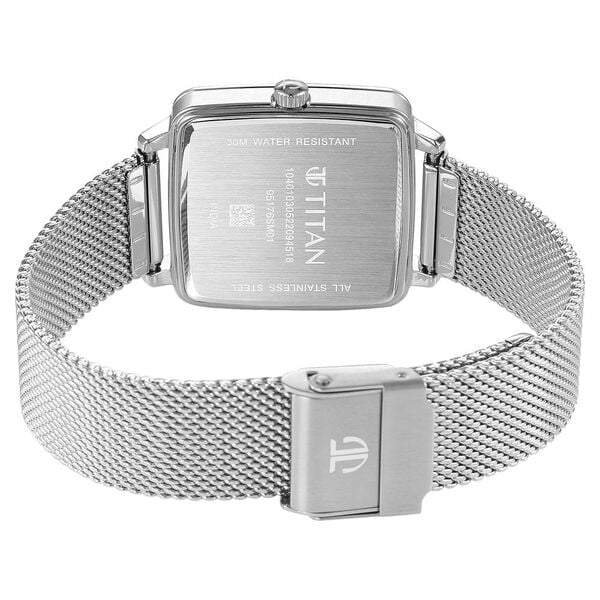 Titan Avant Garde Silver Dial Quartz Multifunction Stainless Steel Strap
NT95176SM01 Women's Watch