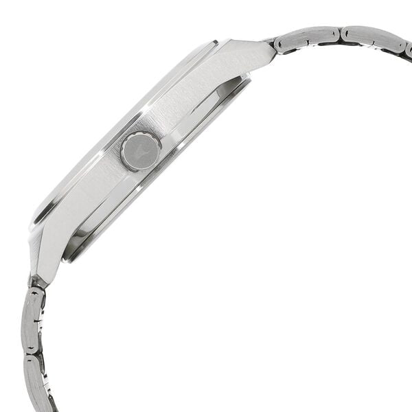 Fastrack Varsity Quartz Analog White Dial Stainless Steel Strap Watch for Guys