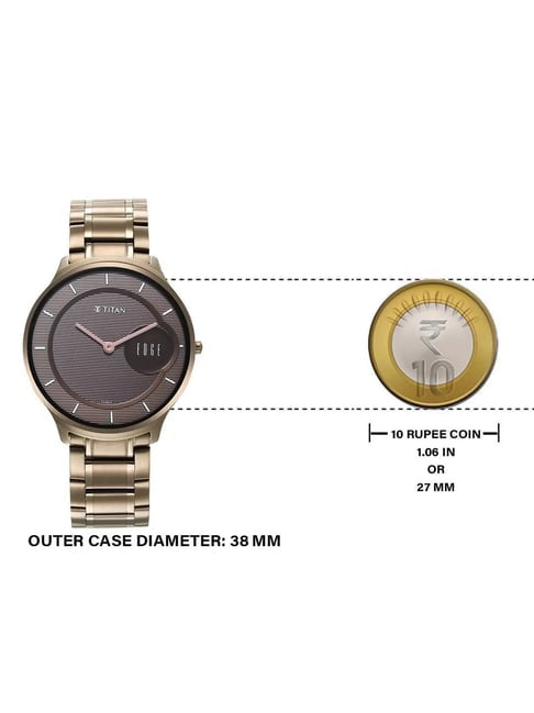 Titan 1843QM02 Edge Analog Watch for Men