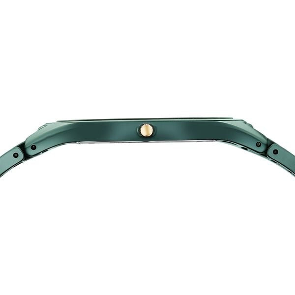 Titan Edge Ceramic Quartz in Glossy Green Dial Watch for Men NT1696QC06 Men's Watch